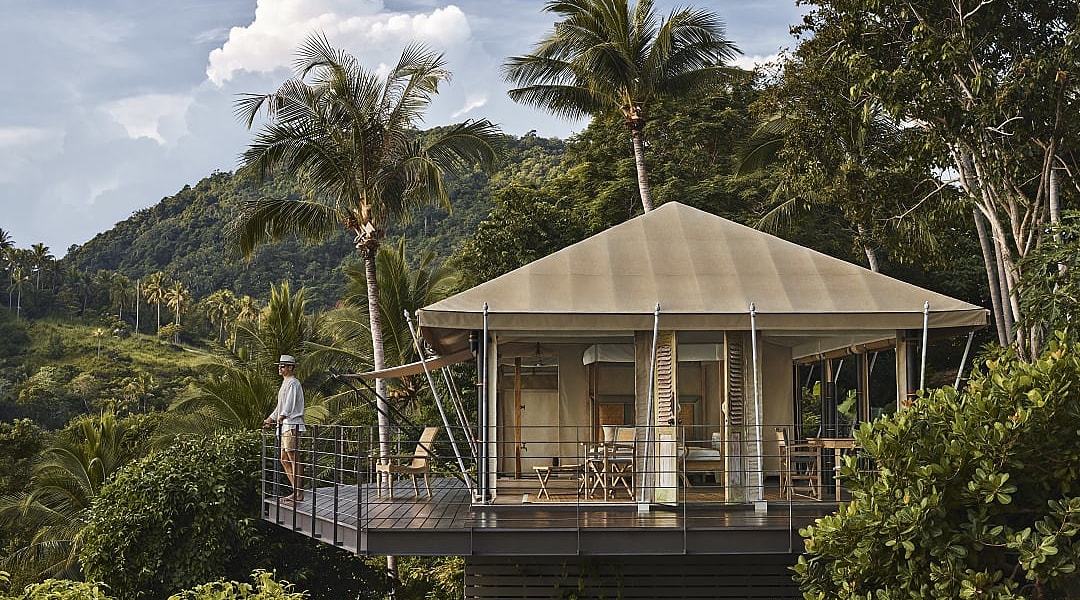 Luxury resort in Koh Samui Island in Thailand.