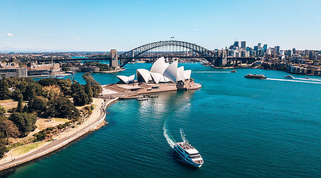 Ferry in Sydney Harbor, Australia