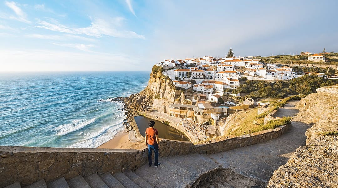 Azenhas do Mar in Lison, Portugal