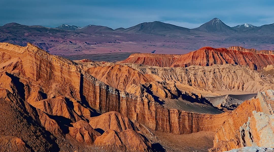 Moon Valley in the Atacama Desert, Chile