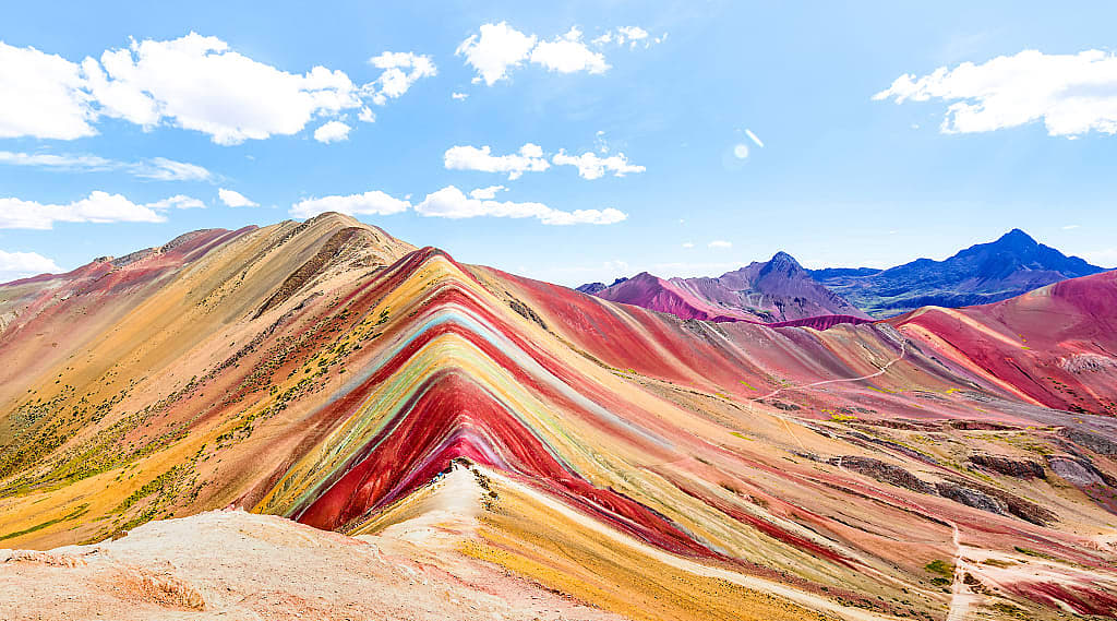 Vinicunca rainbow mountain, Cusco, peru