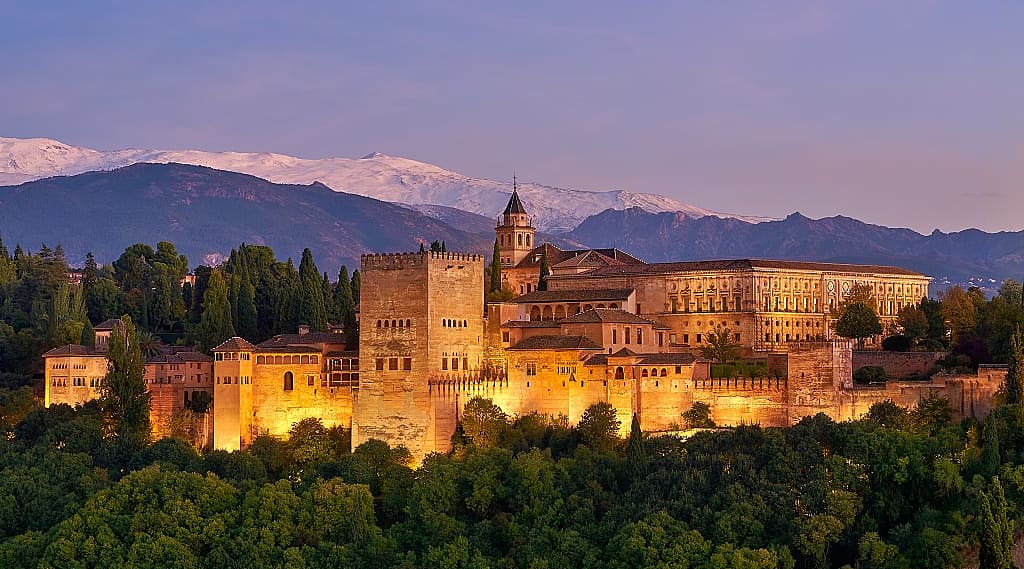 Alhambra in Granada, Spain.