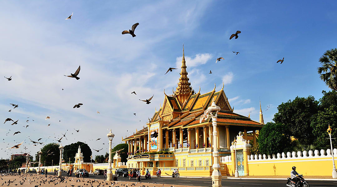 The Chanchhaya Pavilion of Royal Palace in Phnom Penh, Cambodia