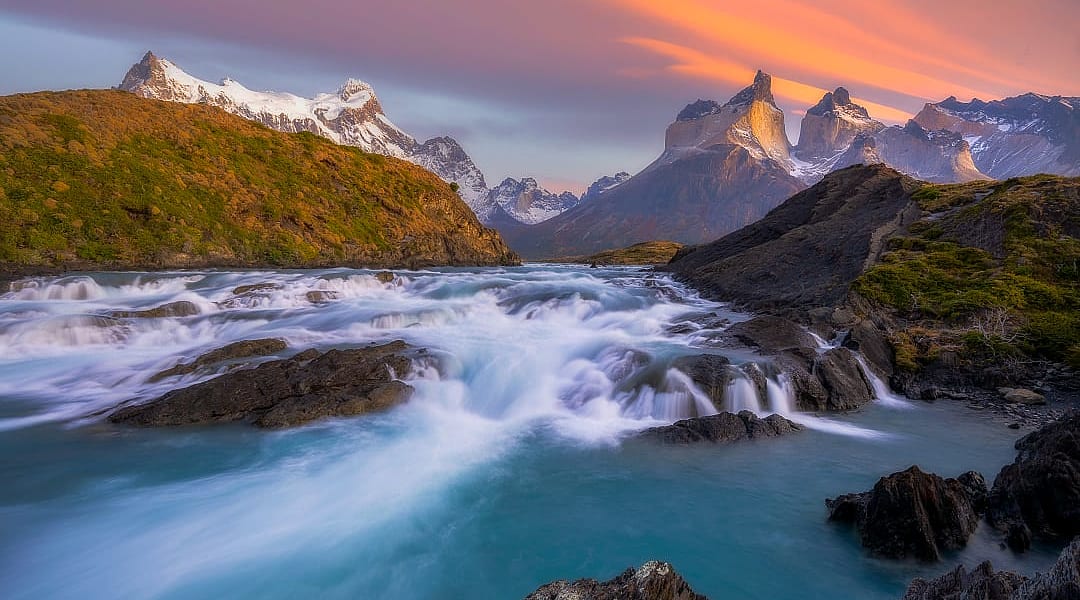 Salto Grande in Torres del Paine National Park, Chile