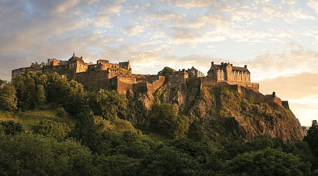 Edinburgh Castle in Scotland