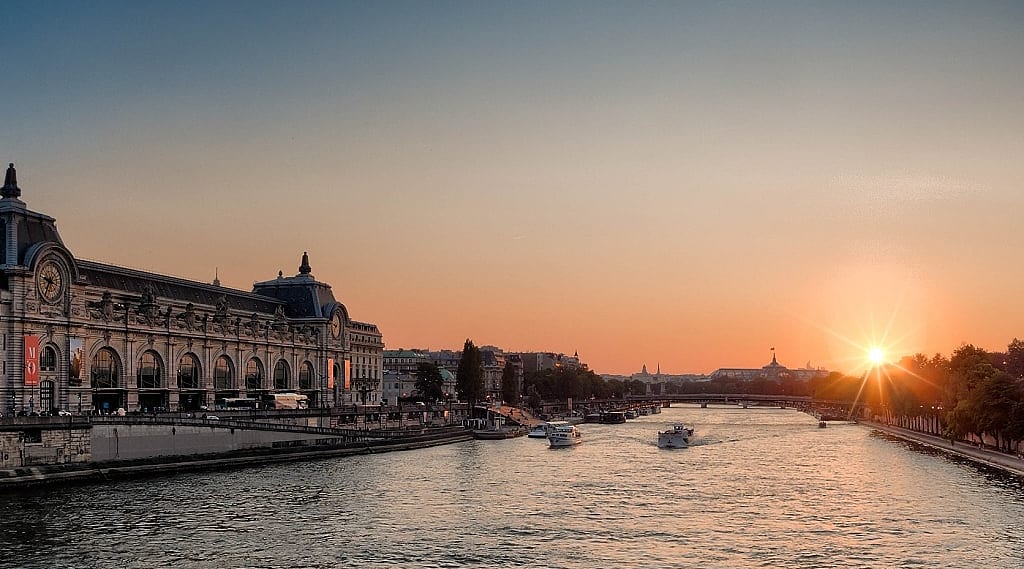Musée d’Orsay on the Seine River in Paris, France