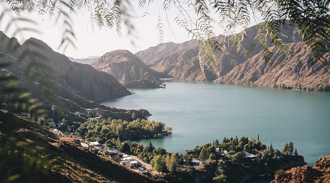 Embalse of San Rafael in Mendoza, Argentina.