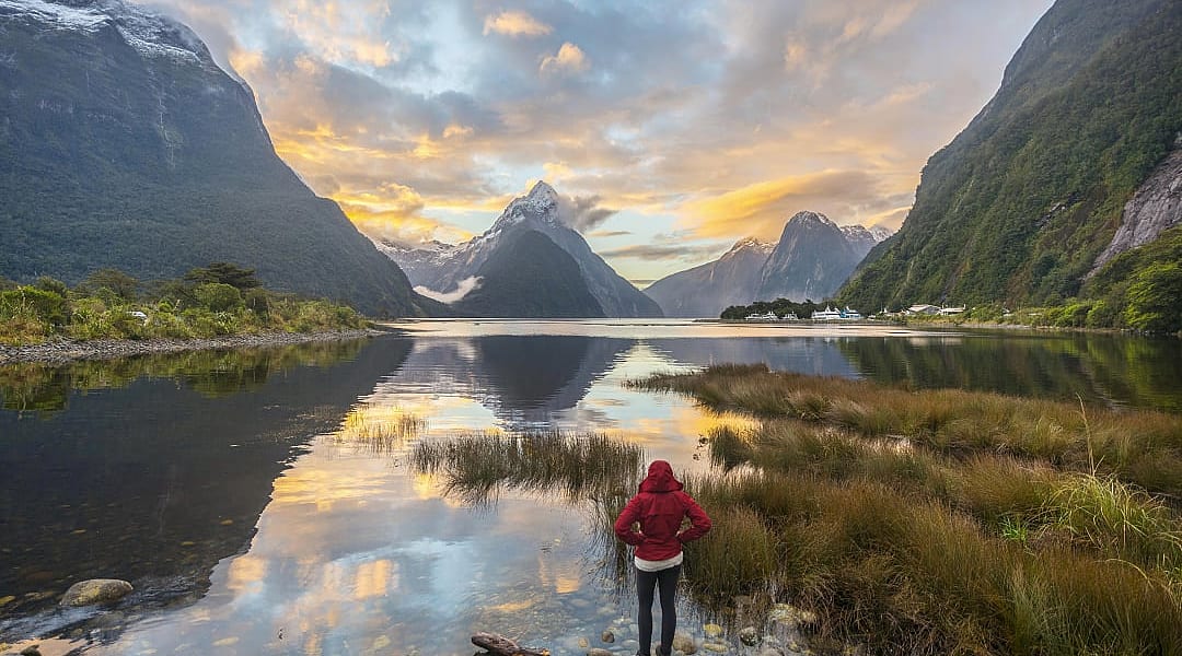 Milford Sound in Fiordland National Park, New Zealand