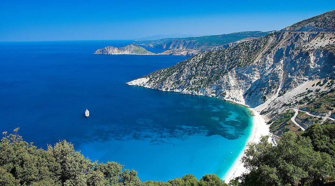 Myrtos Beach, Kefalonia, Greece