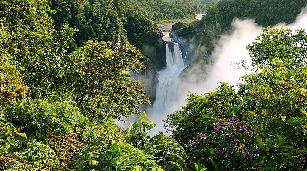 San Rafael Falls in Ecuador