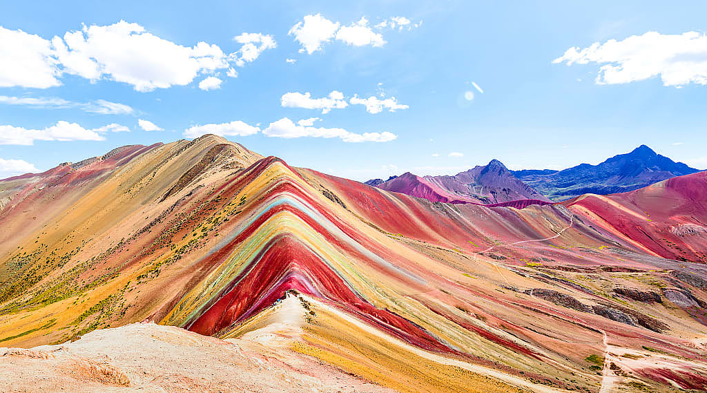 Vinicunca rainbow mountain, Cusco, peru