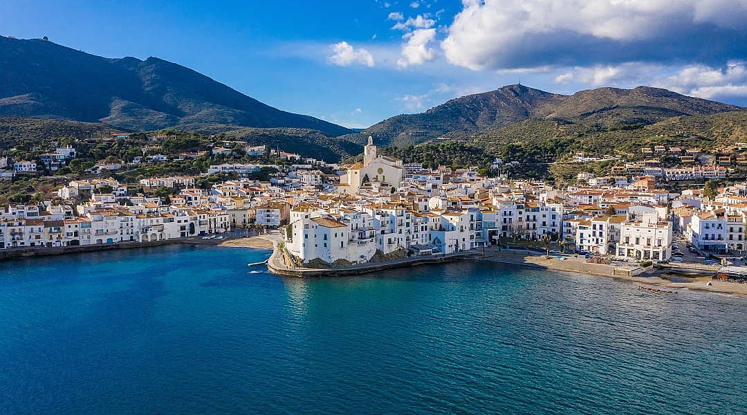 Beach town of Cadaqués in Catalonia, Spain