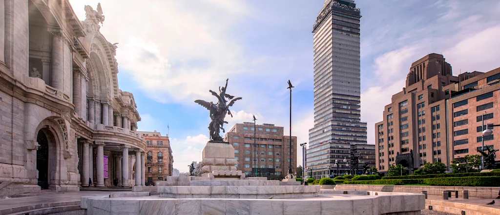 Plaza de Bellas Artes in Mexico City.