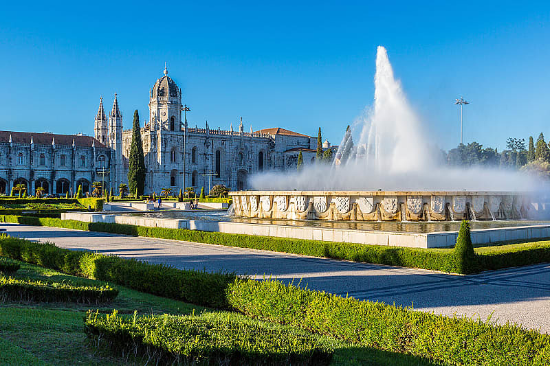 Jeronimos Monastery is one of the most beautiful places in Lisbon.