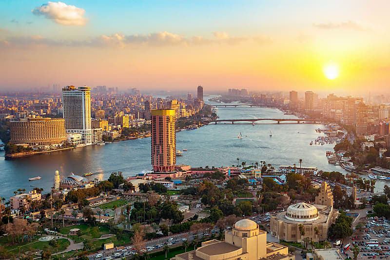 Cityscape of Cairo, Egypt