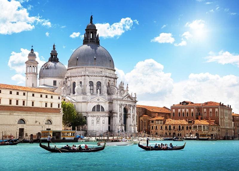 Basilica of Santa Maria della Salute, Grand Canal, Venice, Italy