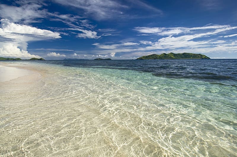 View of the Mamanuca Islands and the Indigo Ocean, Fiji