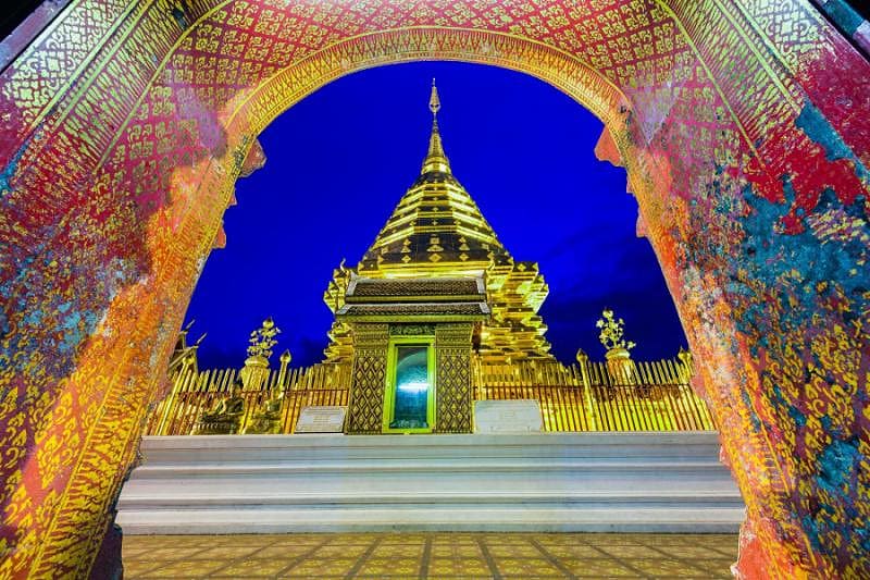 Wat Phra That Doi Suthep in Chiang Mai, Thailand