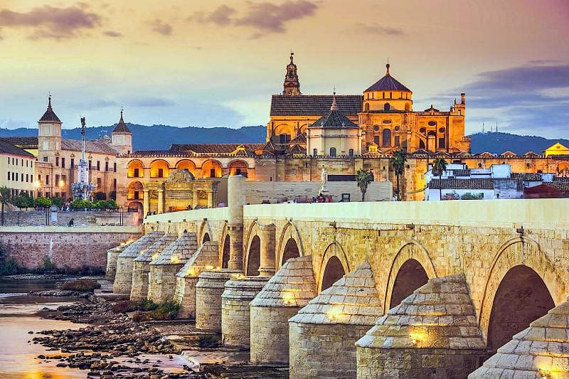 Cordoba, view of the Roman bridge, Spain