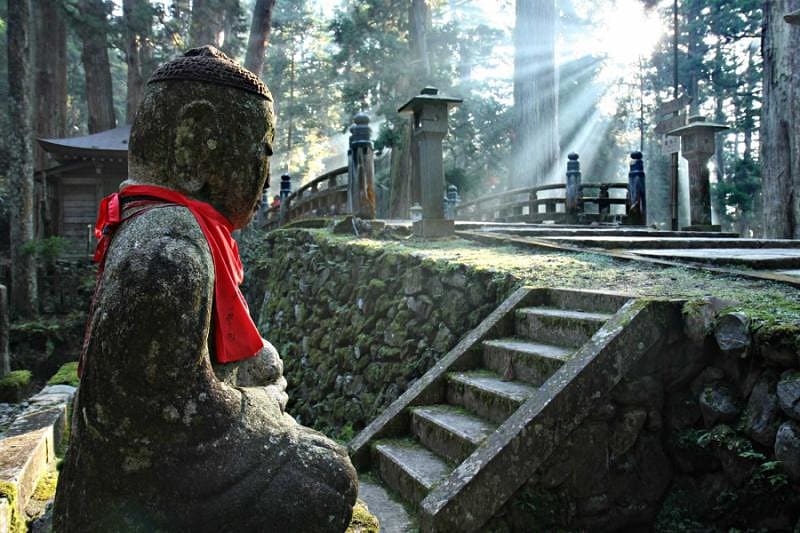 Koya-san - ancient holy mountain cemetery, Japan