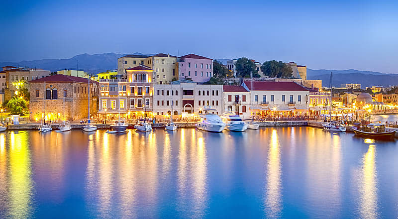 Chania on the Island of Crete in Greece