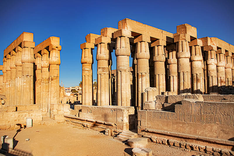 Ruins of the Temple of Amon Ra, Luxor, Egypt