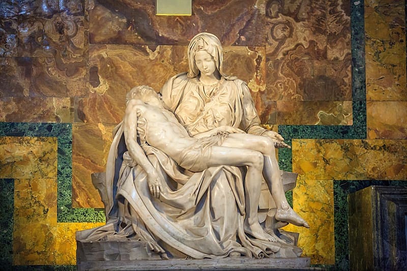 Statues at the Vatican in Rome, Italy