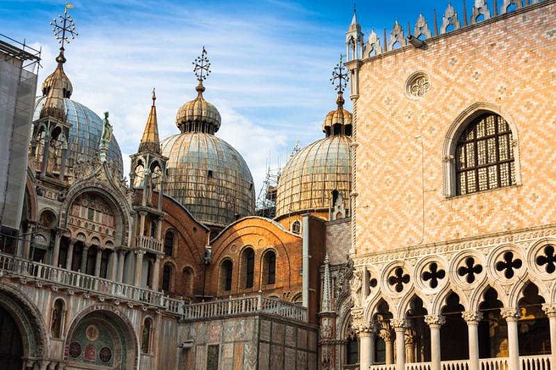 Basilica of San Marco at Instmark Square in Venice, Italy