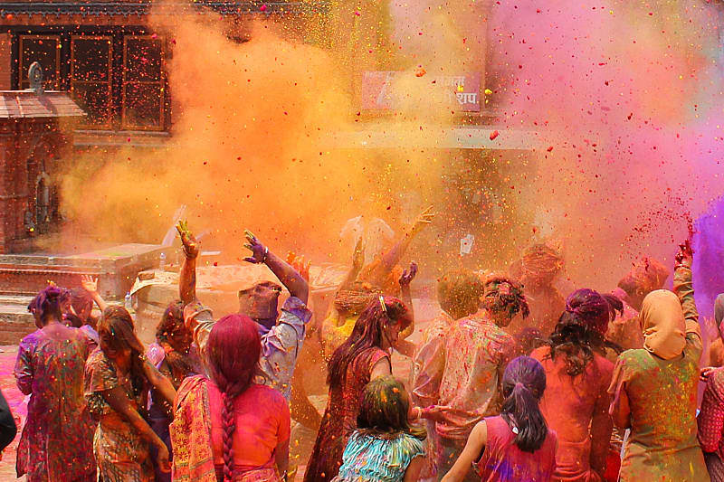Culture, Cuisine & Wilderness Tour of South India Holi festival in India