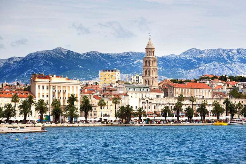Split is a town on Croatia’s Dalmatian Coast.