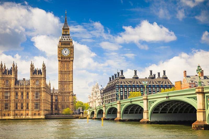 Big Ben and The Houses of Parliament in London