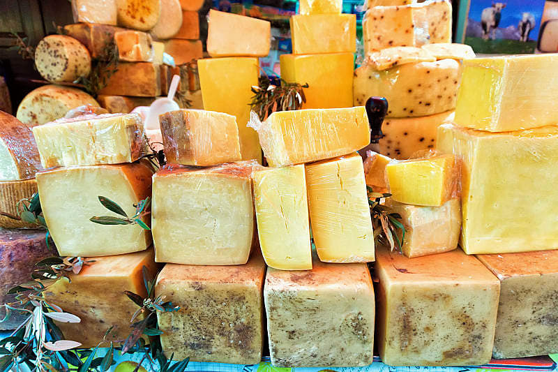 Cheese market, Palermo