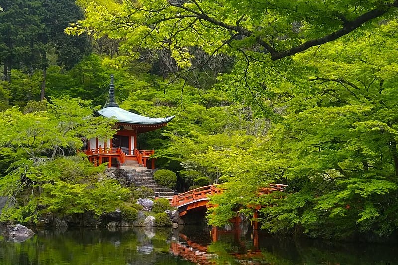 Japan Kyoto Temple Daigo ji Japan james eadle