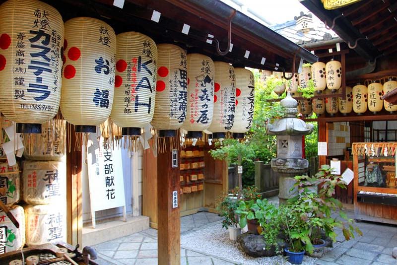 Shinto shrine of Kyoto, Japan
