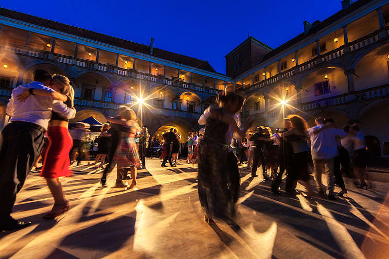 Open air Tango in Buenos Aires, Argentina