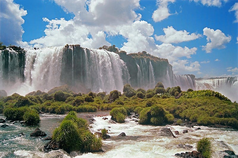 Iguazu Falls in Argentina and Brazil