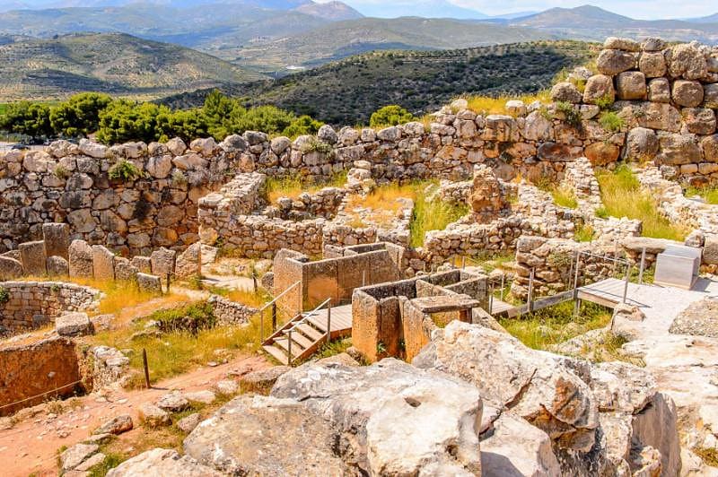 Legendary ruins of Mycenae, Greece