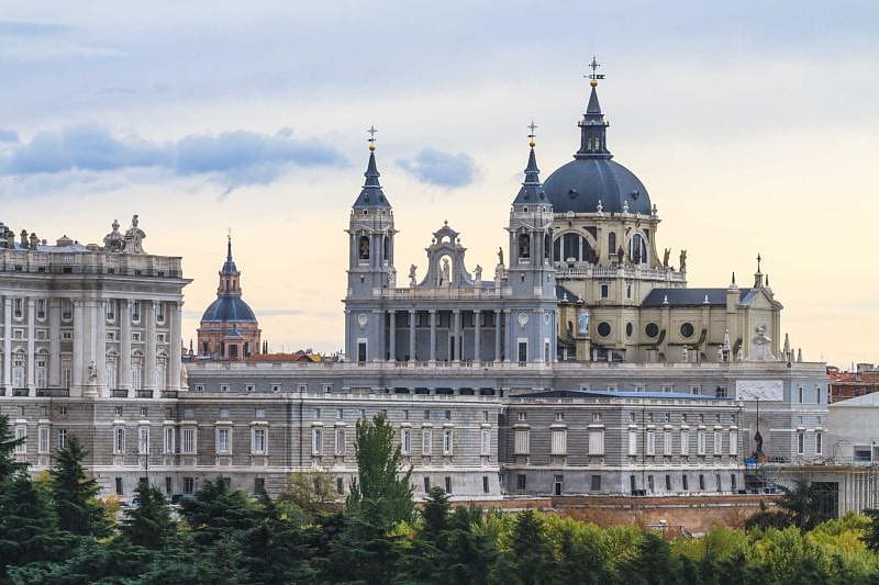 Majestic Almudena Cathedral, Madrid, Spain