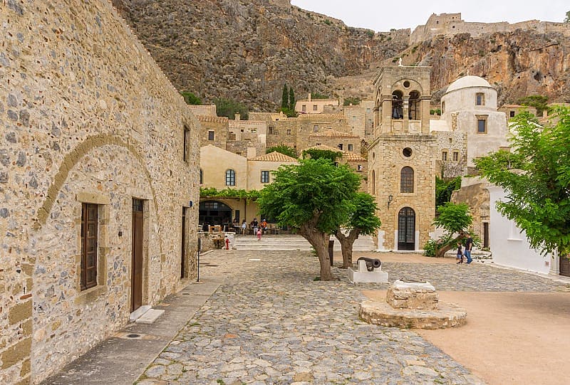 Medieval castle of Monemvasia.