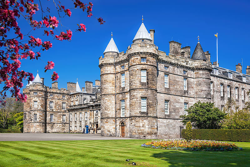 Palace of Holyroodhouse, residence of the Queen in Edinburgh.
