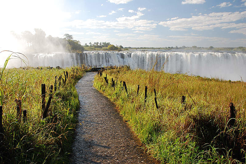 Victoria Falls is one of the main attractions in South Africa.