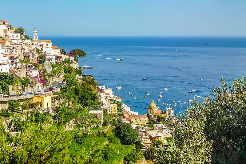 Positano, on the Amalfi Coast, Italy