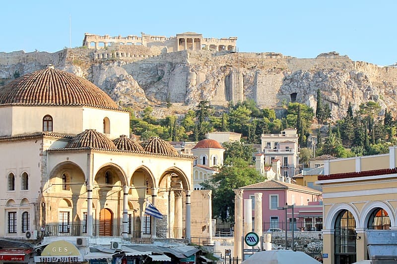 Breathtaking view of Athens and Parthenon, Greece