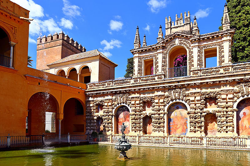 Seville Alcazar, the place where one of the episodes of "Game of Thrones" was filmed