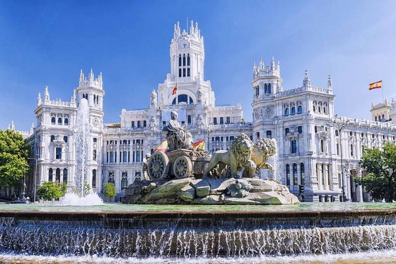Spanish Luxury Tour: Best of Madrid and Barcelona spain madrid the cibeles white building and fountain