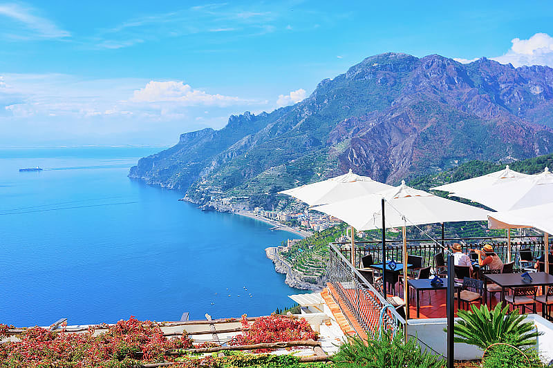 Delight in the radiant charms of the Amalfi Coast when visiting the scenic town of Ravello