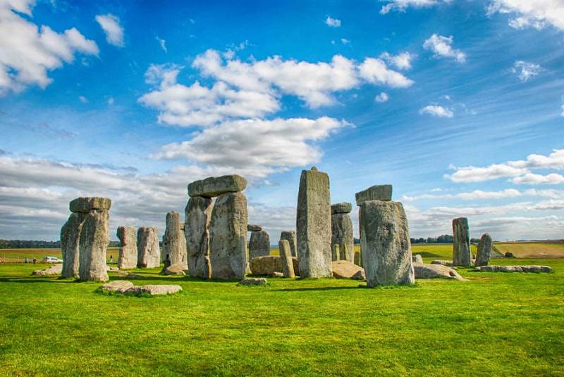 One of the most famous archaeological sites in the world, Stonehenge, England