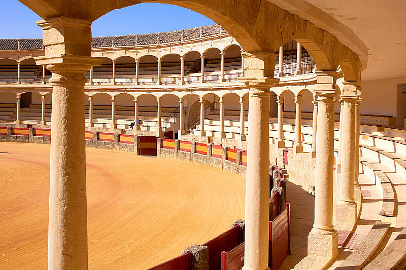 Plaza de Toros - the oldest bullfighting square in Spain, Ronda, Malaga
