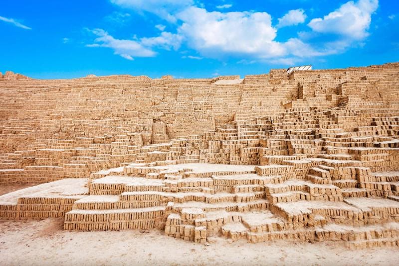 Family Vacation to Machu Picchu and Peru The Huaca Pucllana in the Miraflores district of Lima, Peru