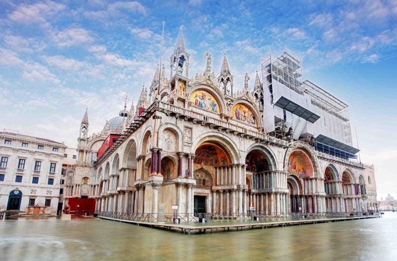Saint Mark's Basilica in Venice, Italy.